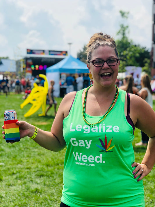 Legalize Gay Weed - Green